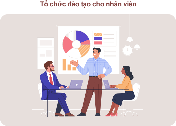 Tổ chức đào tạo cho nhân viên Đào tạo và phát triển năng lực ứng dụng ERP cho nhân sự trong tổ chức